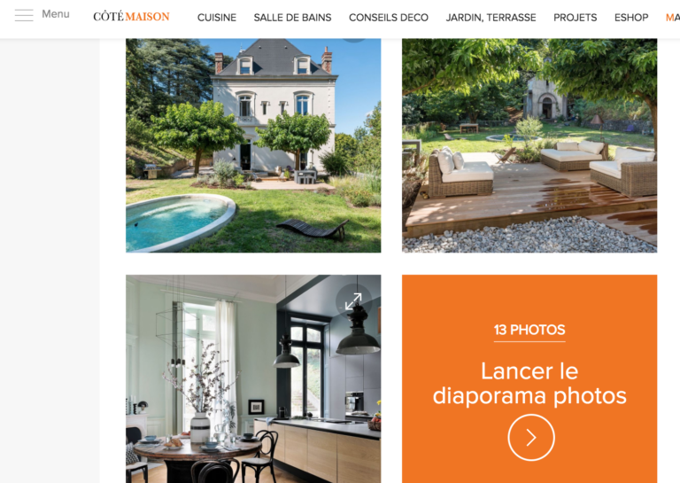 Reportage Côté Maison