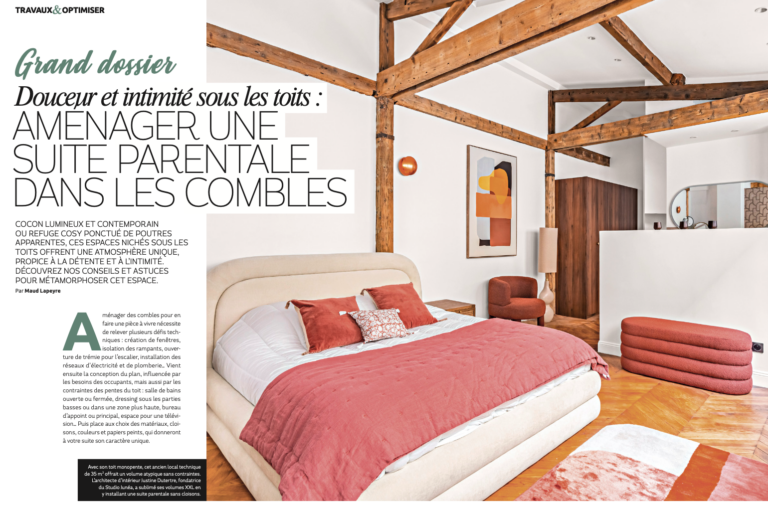 Reportage maison et travaux aménager les combles